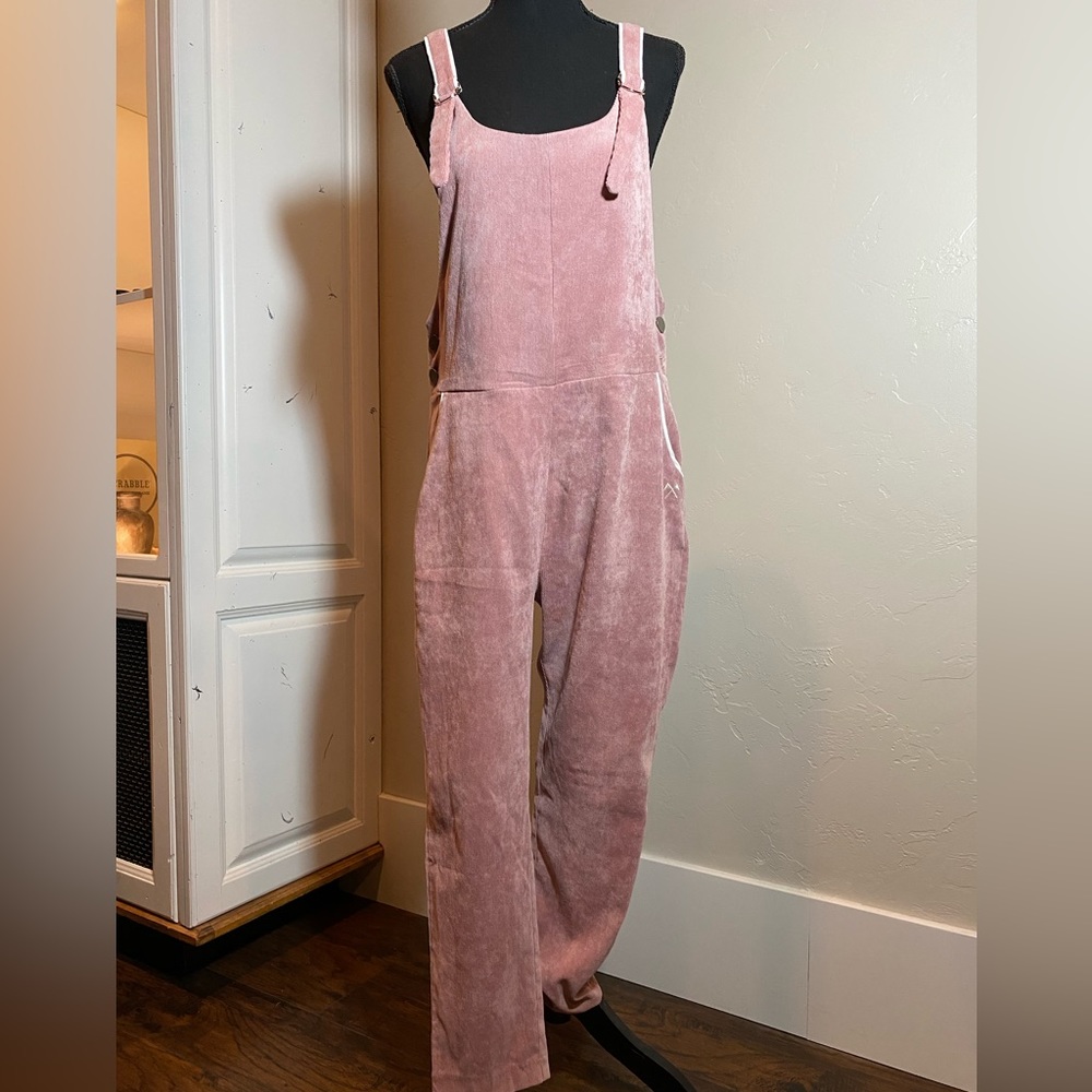 Free People Rose corduroy overalls
